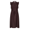 Co'couture Kjole - HeraCC SS Frill Dress - Dark Brown