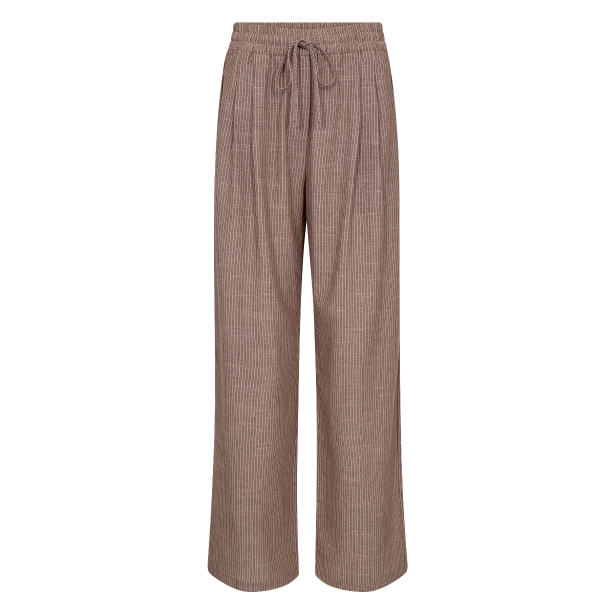 Co'couture Bukser - JihoCC Stripe Pant - Brown