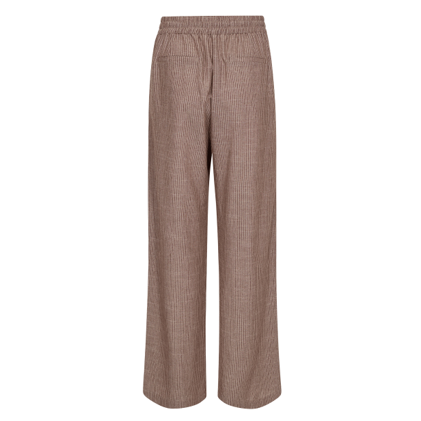 Co'couture Bukser - JihoCC Stripe Pant - Brown