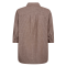 Co'couture skjorte - JihoCC Stripe SS Shirt - Brown