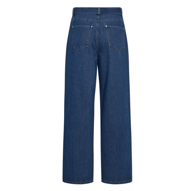 Co'couture Bukser - KimmyCC Belt Jeans - Dark Denim