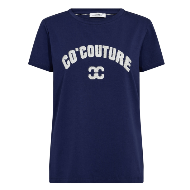 Co'couture T-shirt - CocoutureCC Logo Tee - Navy
