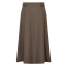Co'couture Nederdel - LunaCC Pocket Pleat Skirt - Walnut