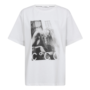 Co'couture T-shirt - MadinaCC Oversize Tee - White