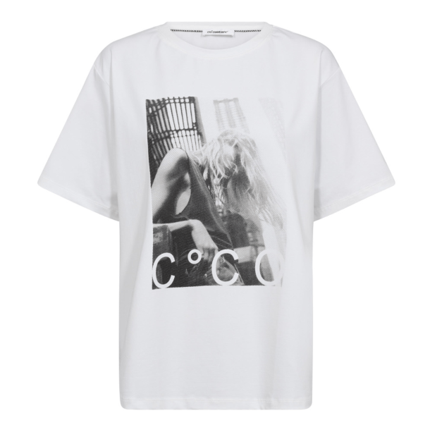 Co'couture T-shirt - MadinaCC Oversize Tee - White