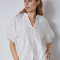 Co'couture Skjorte - NeaCC SS V-Shirt - White