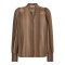 Co'couture Bluse - OllyCC V-shirt - Walnut
