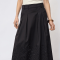Co'couture Nederdel - PoppyCC Pleat Scallop Skirt - Black