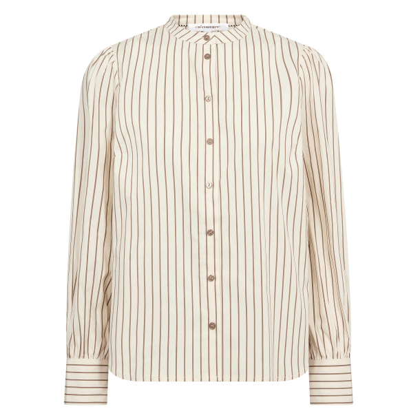 Co'couture Skjorte - SigridCC Stripe Shirt - Bone