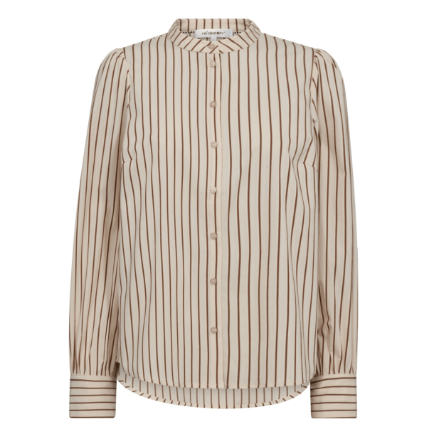 Co'couture Skjorte - SorinCC Stripe Shirt - Bone