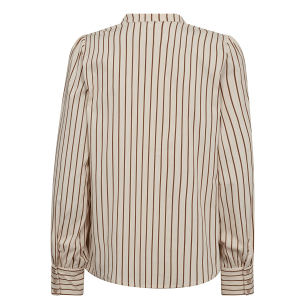 Co'couture Skjorte - SorinCC Stripe Shirt - Bone