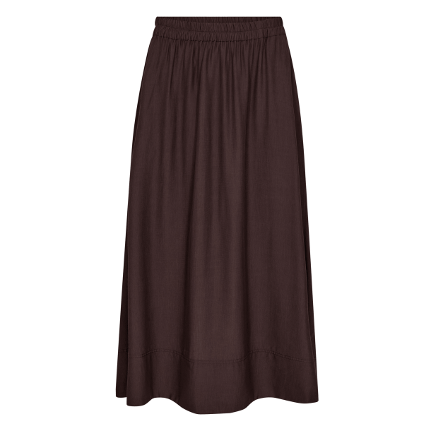Co'couture Nederdel - SunriseCC Skirt - Dark Brown