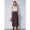 Co'couture Nederdel - SunriseCC Skirt - Dark Brown