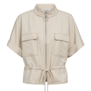 Co'couture Vest - TerryCC Vest - Bisquit