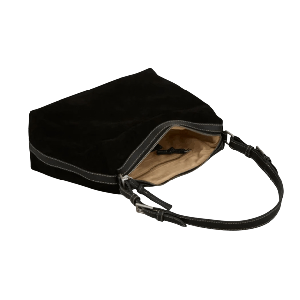 Becks�ndergaard Taske - Suede Ginni Medi Bag - Black