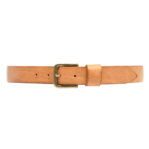 Depeche Blte - Jeans Belt Cognac Brass