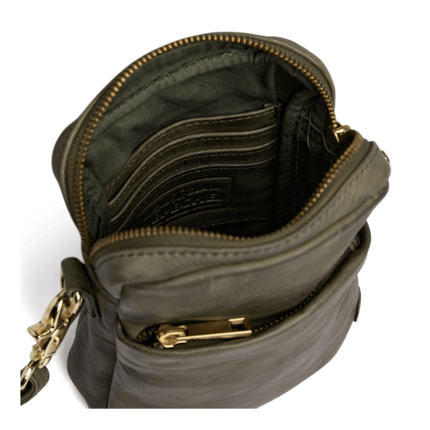 Depeche Taske - Golden Chic Mobilbag - Army Green
