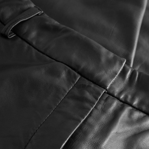 Depeche Bukser - CammaDEP Leather Pant - Black