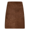 Depeche Skirt - LorinaDEP  Suede Skirt - Wood