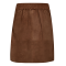 Depeche Skirt - LorinaDEP  Suede Skirt - Wood