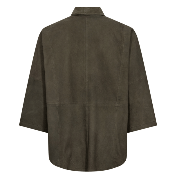 Depeche Skjorte - TennaDEP Ruskindsskjorte - Khaki