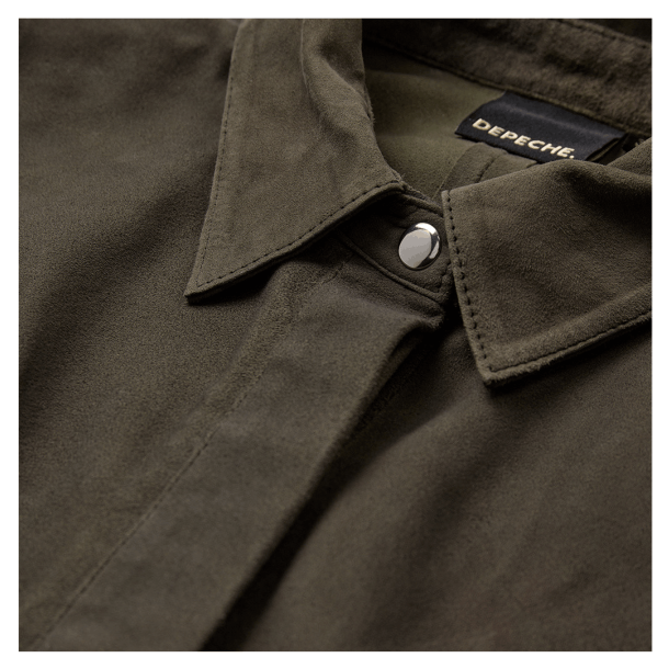 Depeche Skjorte - TennaDEP Ruskindsskjorte - Khaki