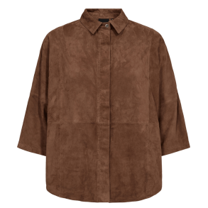 Depeche Skjorte - TennaDEP Ruskindsskjorte - Wood