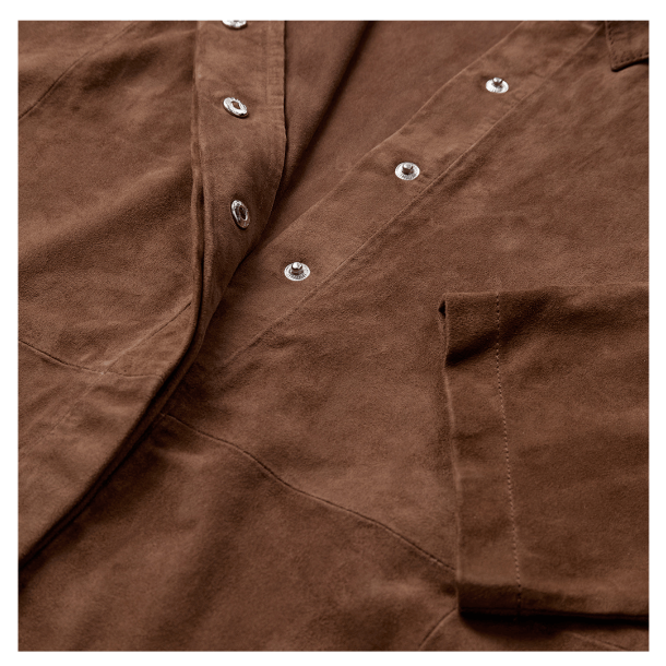 Depeche Skjorte - TennaDEP Ruskindsskjorte - Wood