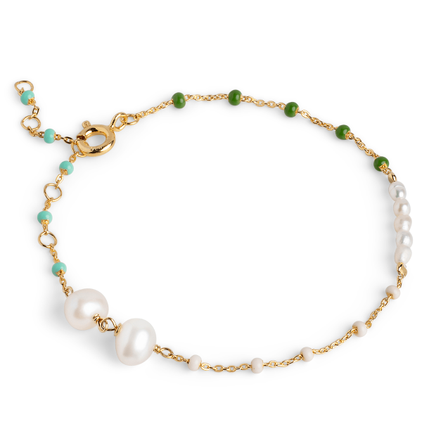 Enamel Armbnd - Lola Perla Bracelet Confident - Forgyldt