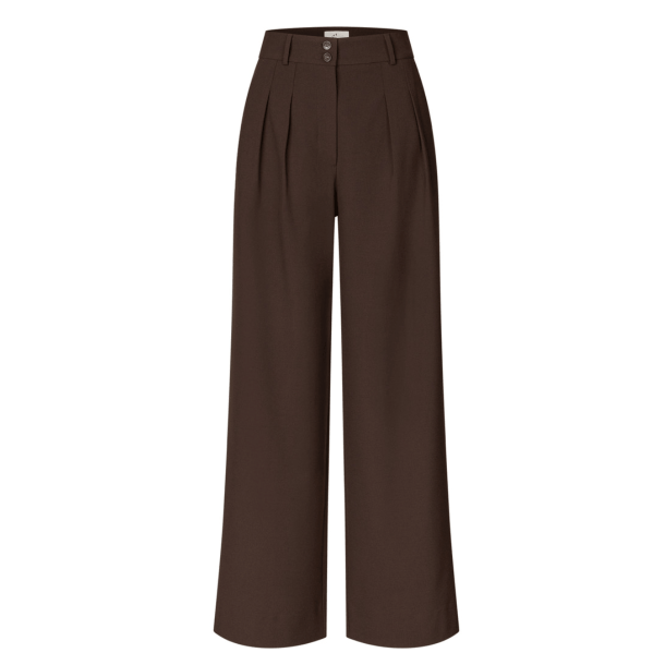 Five Units Bukser - KarenFV 285 - Dark Brown Melange