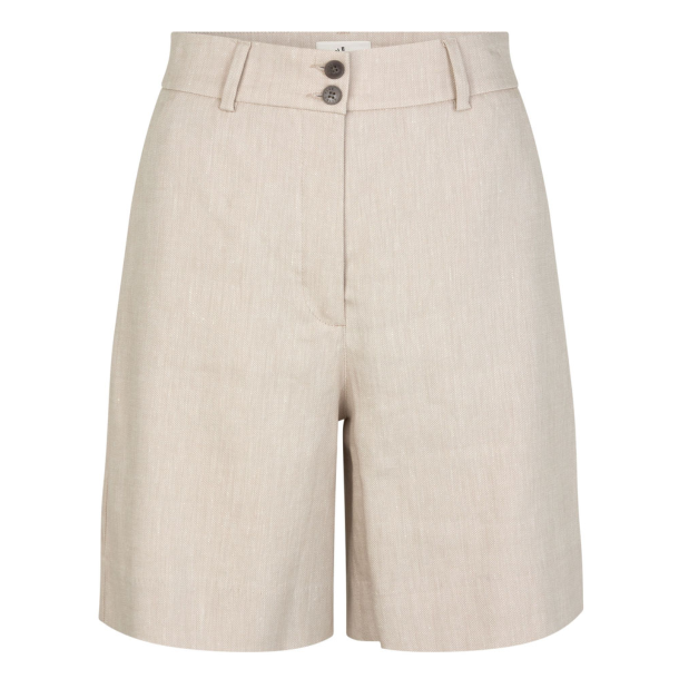 Five Units Shorts - LauraFV Midi Shorts - Sand Linen