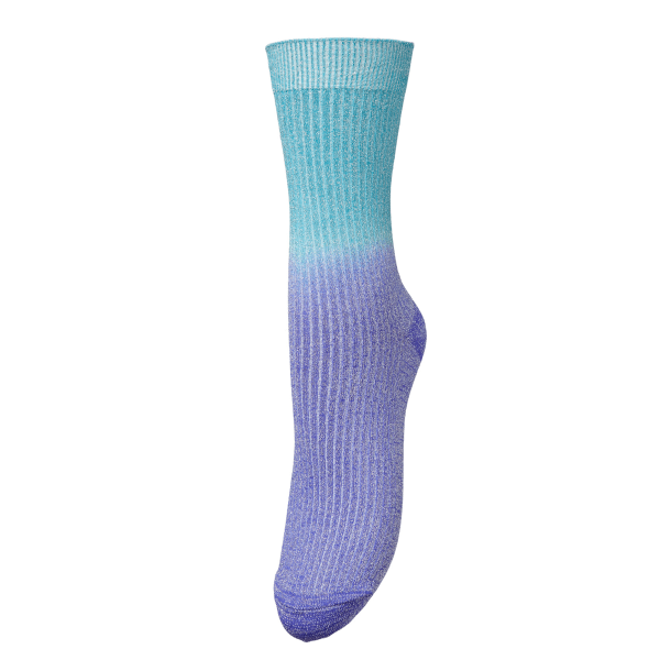 Becksöndergaard Strmper - Gradient Glitter Sock - Royal Blue