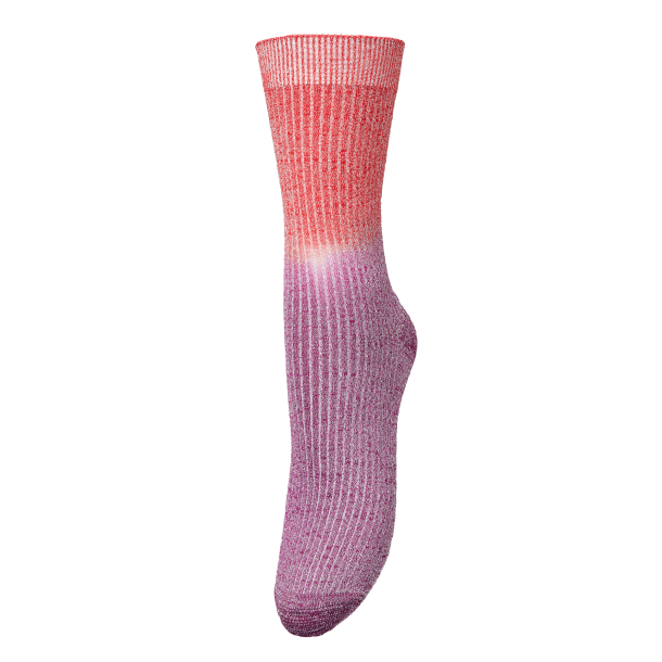 Becksöndergaard Strmper - Gradient Glitter Sock - Wild Aster Fuchsia