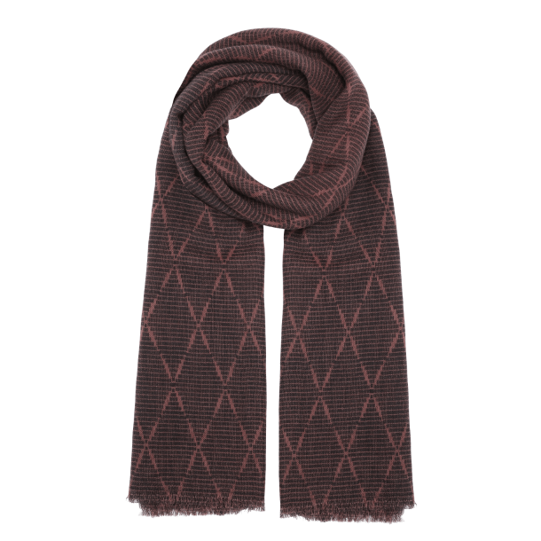 Habiba Trklde - Amina Ikat Scarf - Burgundy