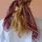 Habiba Trklde - Autumn Leaf Bandana - Burgundy