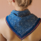 Habiba Trklde - Autumn Leaf Bandana - Indigo