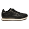 Woden Ydun Leather Zipper Sneakers - Black
