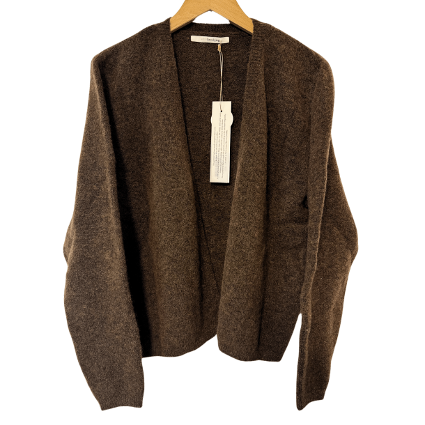 SibinLinnebjerg Strik - Evita Cardigan - Brown