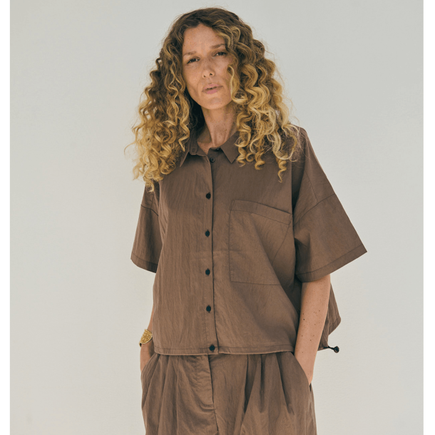 La Rouge Bluse - Cille Shirt - Brown