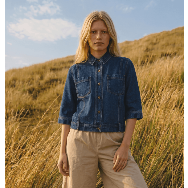 La Rouge Jakke - Cope Jacket - Washed Denim
