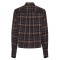 La Rouge Skjorte - Isa Cropped Shirt - Grey / Wine Checks