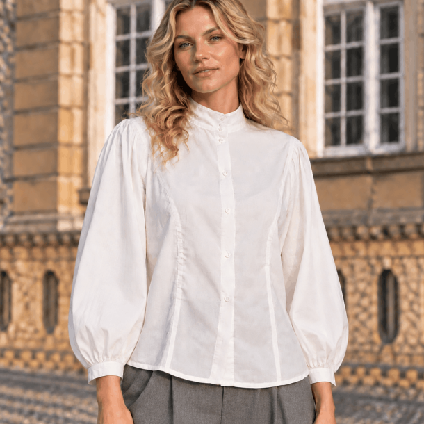 La Rouge Skjorte - Karin Blouse - White