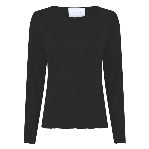 La Rouge T-shirt  - Line L/S T-shirt - Black