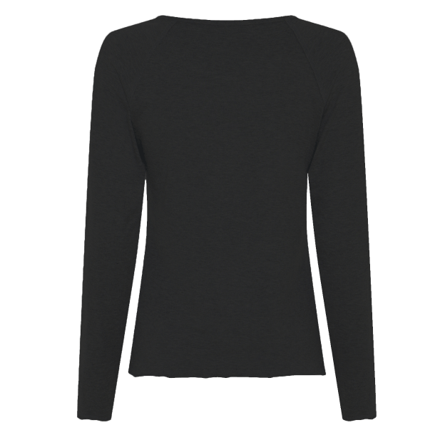 La Rouge T-shirt  - Line L/S T-shirt - Black