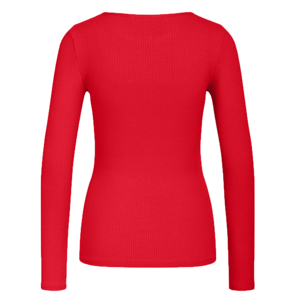 La Rouge T-Shirt - Lisa L/S T-Shirt - Red