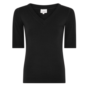 La Rouge T-Shirt - Lisa S/S T-Shirt - Black