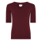 La Rouge T-Shirt - Lisa S/S T-Shirt - Wine