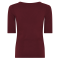 La Rouge T-Shirt - Lisa S/S T-Shirt - Wine