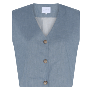 La Rouge Vest - Mette Waistcoat - Faded Blue