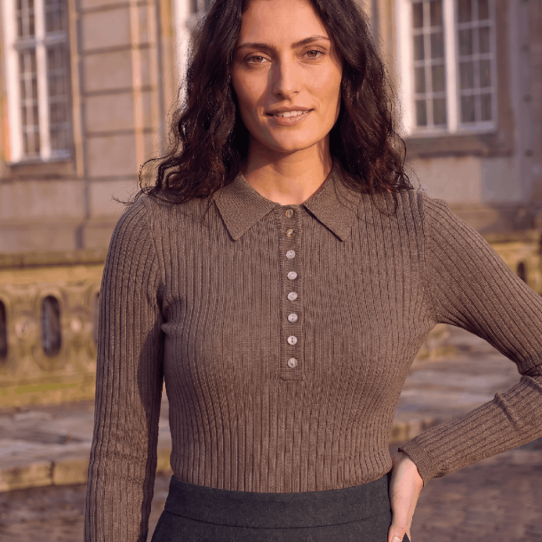 La Rouge Bluse - Sailor Poloshirt - Light Brown